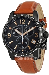 Certina DS Podium Czarny/Skóra Ø41 mm C034.417.36.057.00