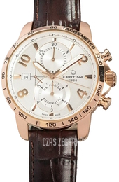 Certina DS Podium Srebrny/Skóra Ø44 mm C034.427.36.037.00