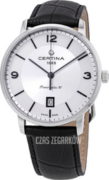 Certina Ds Caimano Srebrny/Skóra Ø39 mm C035.407.16.037.00