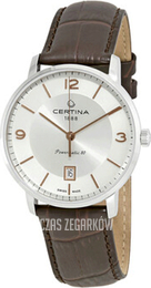 Certina Ds Caimano Srebrny/Skóra Ø39 mm C035.407.16.037.01