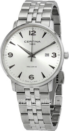 Certina Ds Caimano Srebrny/Stal Ø39 mm C035.410.11.037.00