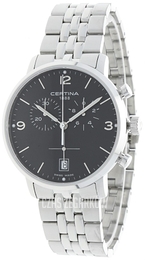 Certina DS Caimano Czarny/Stal Ø42 mm C035.417.11.057.00