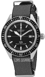 Certina DS Super Czarny/Tkanina Ø43 mm C037.407.18.050.00