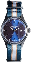 Certina DS Powermatic Niebieski/Tkanina Ø41 mm C038.407.18.047.00