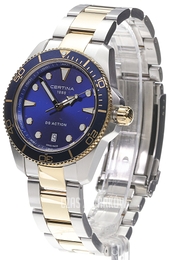Certina Ds Action Niebieski/Stal w odcieniu złota Ø40 mm C048.410.22.041.00