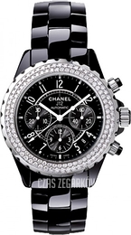 Chanel J12 Chronograph Czarny/Czeramiczna Ø41 mm H1009