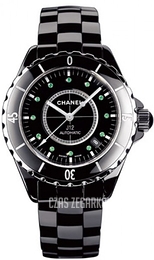 Chanel J12 Czarny/Czeramiczna Ø38 mm H2131