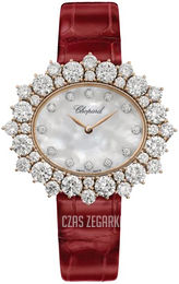 Chopard Diamond Hour Biały/Skóra Ø40 mm 13A390-5102