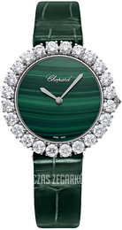 Chopard Diamond Hour Zielony/Skóra Ø35.75 mm 13A419-1601