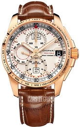 Chopard Mille Miglia Srebrny/Skóra Ø44 mm 161268-5006