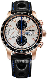 Chopard Grand Prix de Monaco Historique Biały/Skóra Ø42.4 mm 161275-5003