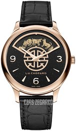 Chopard L.U.C Czarny/Skóra Ø40 mm 161980-5001