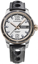 Chopard Grand Prix de Monaco Historique Srebrny/Skóra Ø44.5 mm 168568-9001