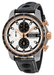 Chopard Grand Prix de Monaco Historique Srebrny/Skóra Ø44.5 mm 168570-9001