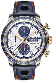Chopard Grand Prix De Monaco Historique Srebrny/Skóra Ø44.5 mm 168570-9002