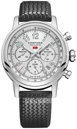 Chopard Mille Miglia Srebrny/Guma Ø42 mm 168589-3001