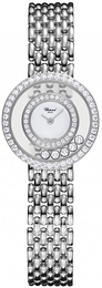 Chopard Happy Diamonds Biały/18 karatowe białe złoto Ø25 mm 205691-1001