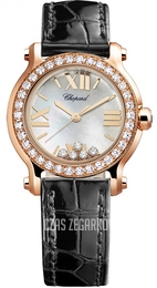 Chopard Happy Sport Biały/Skóra Ø30 mm 274189-5005