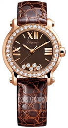 Chopard Happy Sport Brązowy/Skóra Ø30 mm 274189-5006