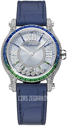Chopard Happy Sport Srebrny/Skóra Ø36 mm 274891-1027