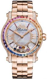 Chopard Happy Sport 18 karatowe różowe złoto Ø36 mm 274891-5008