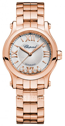 Chopard Happy Sport Srebrny/18 karatowe różowe złoto Ø30 mm 274893-5003