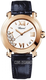 Chopard Happy Sport Biały/Skóra Ø36 mm 277471-5001