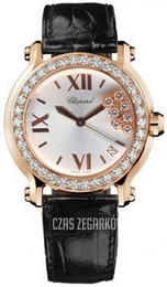 Chopard Happy Sport Biały/Skóra Ø36 mm 277473-5009