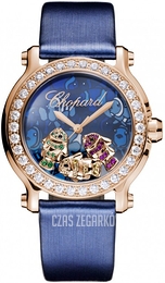 Chopard Happy Sport Niebieski/Tkanina Ø36 mm 277473-5012