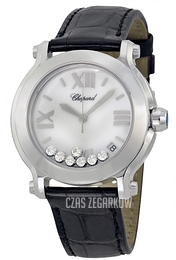 Chopard Happy Sport Biały/Skóra Ø36 mm 278475-3001