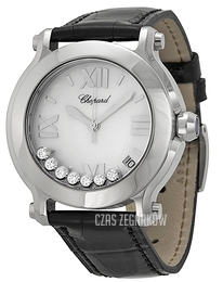 Chopard Happy Sport Biały/Skóra Ø36 mm 278475-3002