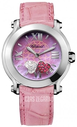 Chopard Happy Sport Biały/Skóra Ø36 mm 278475-3004