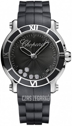 Chopard Happy Sport Czarny/Guma Ø36 mm 278551-3002