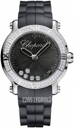 Chopard Happy Sport Czarny/Guma Ø36 mm 278551-3004