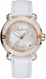 Chopard Happy Sport Srebrny/Skóra Ø36 mm 278551-6003