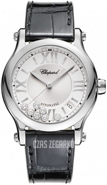 Chopard Happy Sport Srebrny/Skóra Ø36 mm 278559-3001
