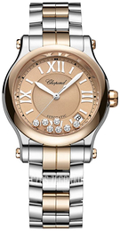 Chopard Happy Sport Różowe złoto/18 karatowe różowe złoto Ø36 mm 278559-6019