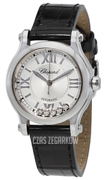 Chopard Happy Sport 30 MM Automatic Srebrny/Skóra Ø30 mm 278573-3001