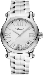 Chopard Happy Sport Biały/Guma Ø36 mm 278582-3001