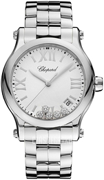 Chopard Happy Sport Biały/Stal Ø36 mm 278582-3002