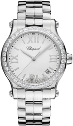 Chopard Happy Sport Biały/Stal Ø36 mm 278582-3004