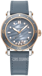Chopard Happy Sport Niebieski/Skóra Ø40 mm 278587-6001