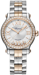 Chopard Happy Sport Srebrny/18 karatowe różowe złoto Ø33 mm 278608-6004