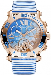 Chopard Happy Sport Niebieski/Tkanina Ø42 mm 283581-5011