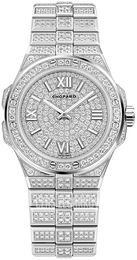 Chopard Alpine Eagle Srebrny/18 karatowe białe złoto Ø36 mm 295370-1001