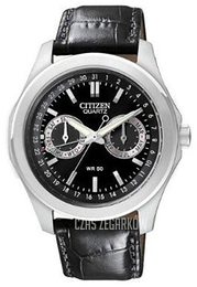 Citizen Czarny/Skóra Ø40 mm AG0160-02E