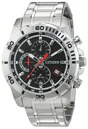 Citizen Chrono Czarny/Stal Ø43 mm AN3490-55E