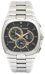 Citizen Dress Czarny/Stal Ø42 mm AN9000-53E