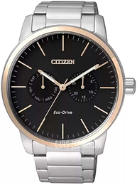 Citizen Eco Drive 180 Czarny/Stal Ø44 mm AO9044-51E