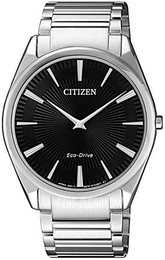 Citizen Eco Drive 180 Czarny/Stal Ø39 mm AR3071-87E